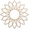 Ekena Millwork Daisy Wood Fretwork Pierced Ceiling Medallion, Alder, 34"OD x 11 7/8"ID x 1/4"T CMWP34X34X0250DAAL - alternate 1